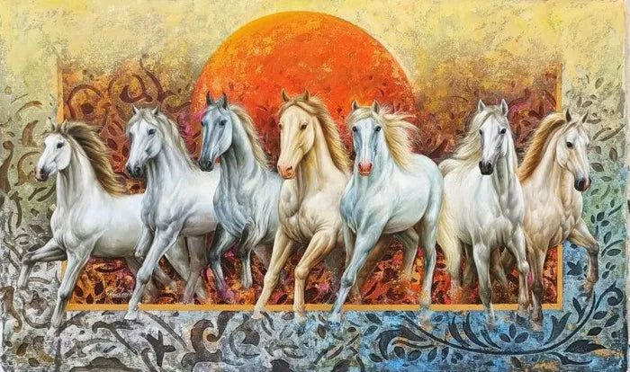 7 Running Horses Symbolism in Home | Vaastu Directions for Horse Paintings