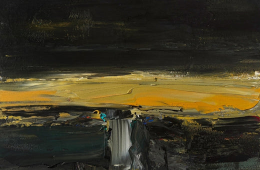Untitled 8 abstract acrylic painting by artist Suresh Nattar, 12x18 inch, on canvas