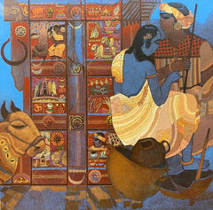 Blue Paintings and Wall Art