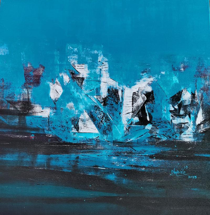 Blue Wall Art: Tranquility & Depth for Your Space - Exclusive Collection Available for Sale Online