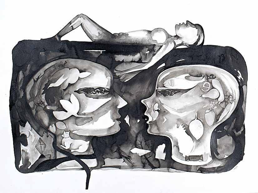 Expressive Ink & Charcoal Drawings for Sale - Exclusive Collection Available for Sale Online