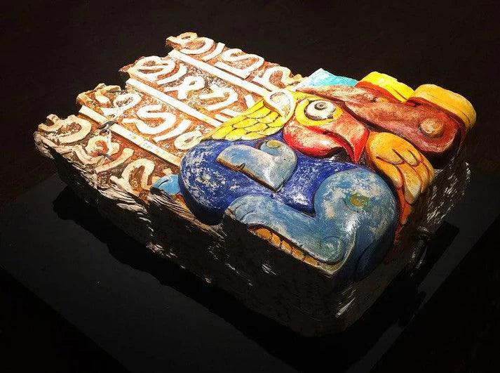 Cast Lime Stone Sculpture