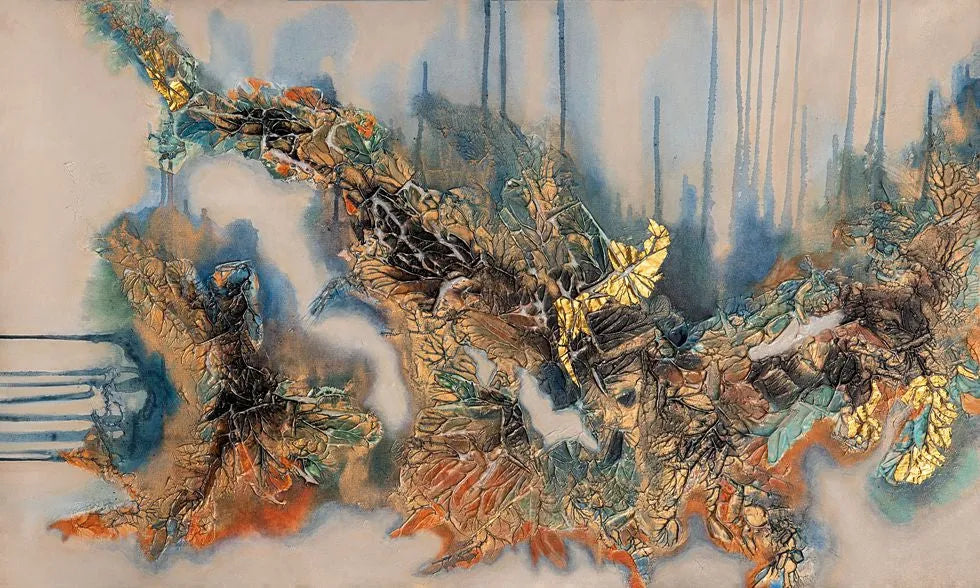 Gold Abstract Art