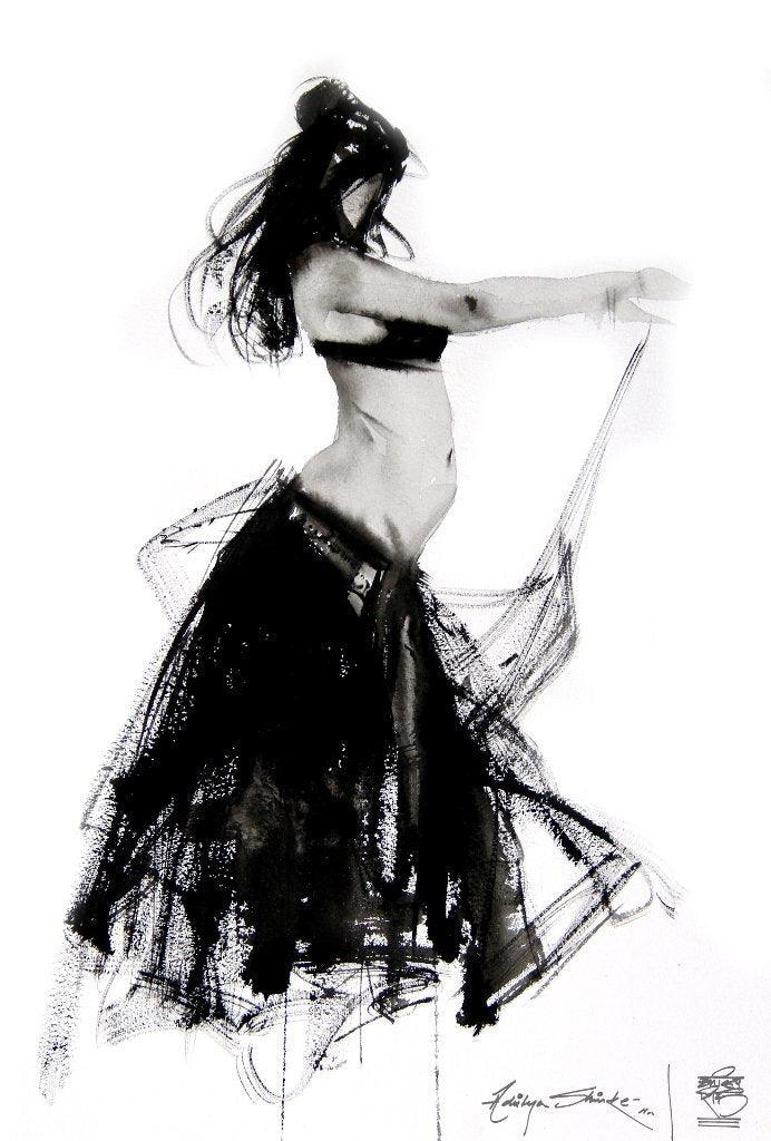 Abstract Figurative Painting