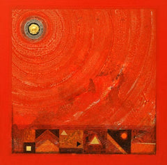 Red Abstract Paintings & Artworks