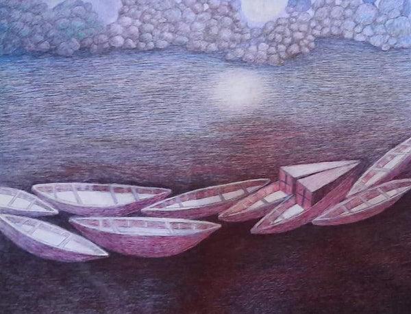 Original Seascape Drawings: Bring the Ocean Home - Exclusive Collection Available for Sale Online