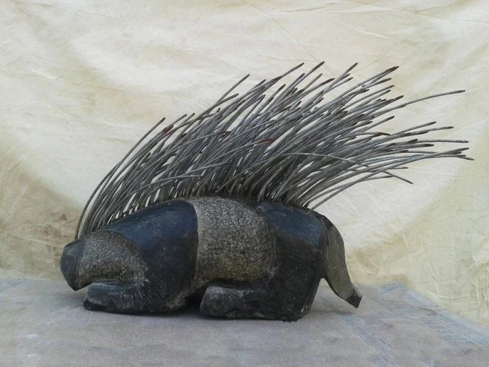 Metal Stone Sculpture