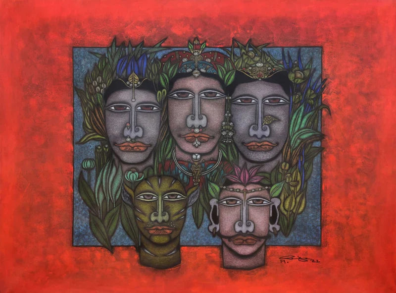 Make Raja M Raja | Buy M Raja Artworks Online – ArtZolo.com