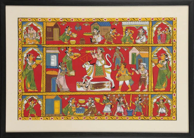 Cheriyal Folk Paintings