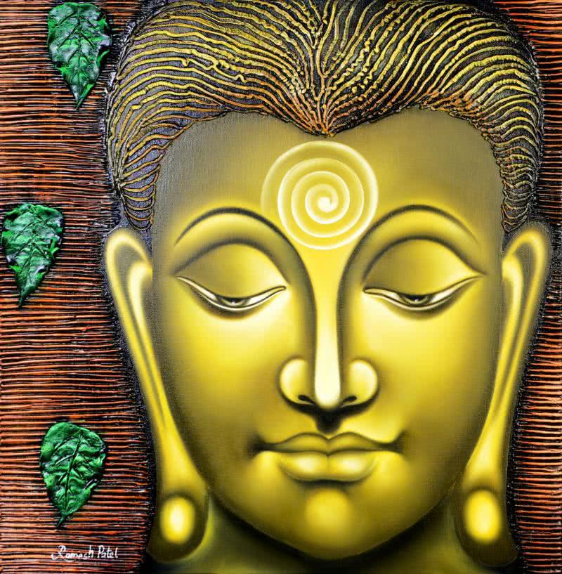 Gold Buddha Paintings & Art