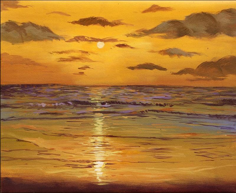 Sunset Paintings & Artworks - Exclusive Collection Available for Sale Online