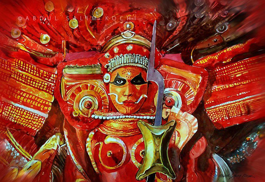 Theyyam paintings