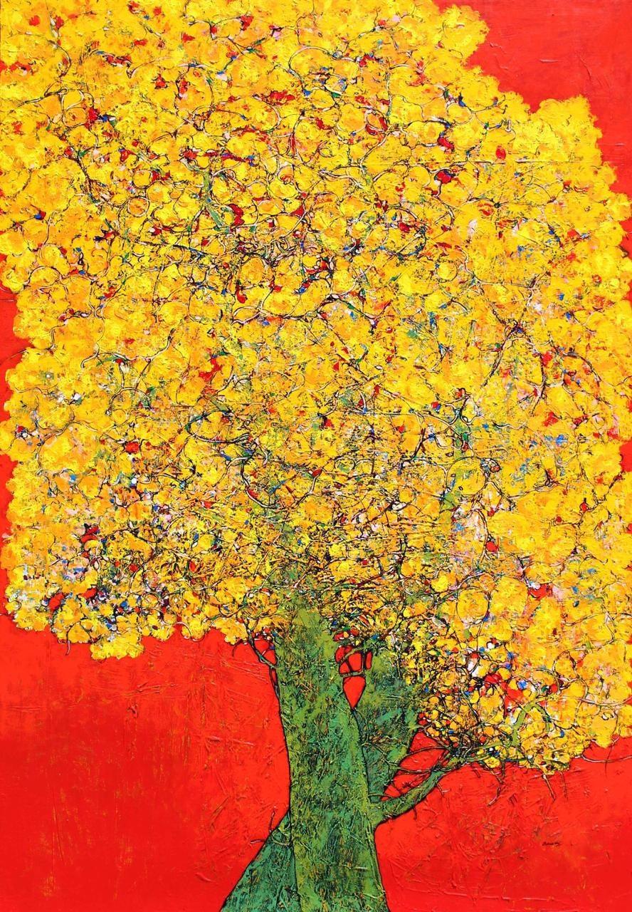 Yellow Tree Paintings