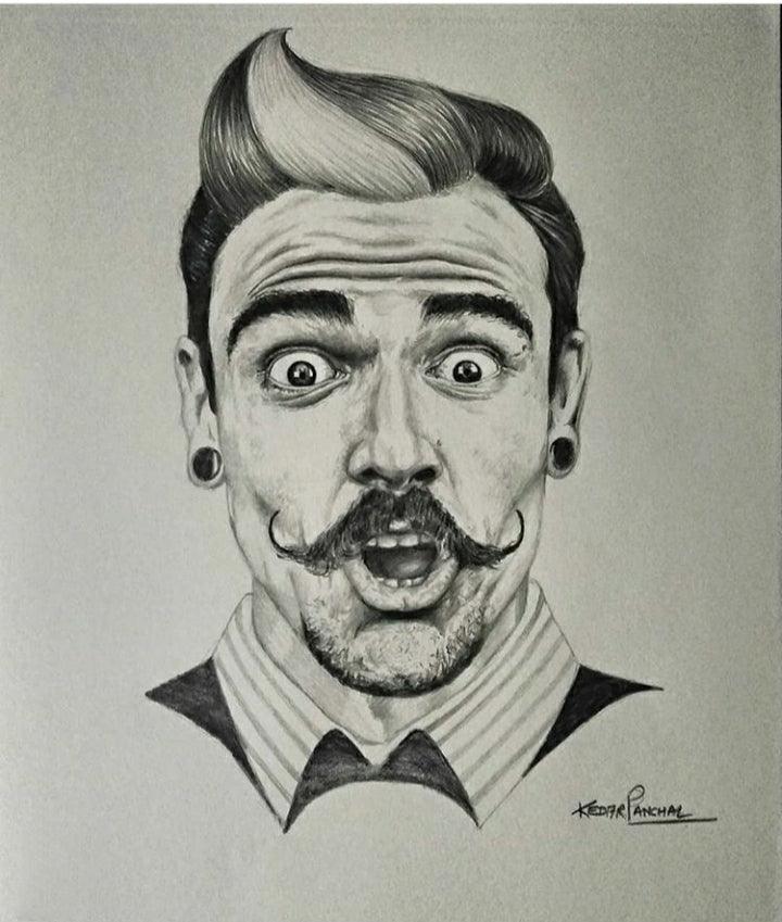 Unveiling Details: Explore Exquisite Indian Graphite Drawings - Exclusive Collection Available for Sale Online