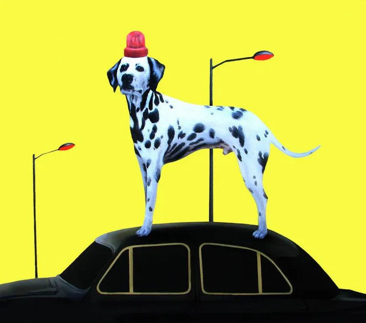 Acrylic Dog Paintings