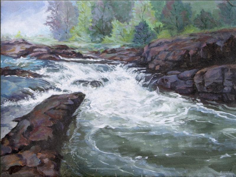 Waterfall Paintings: Experience the Power and Beauty of Nature - Exclusive Collection Available for Sale Online