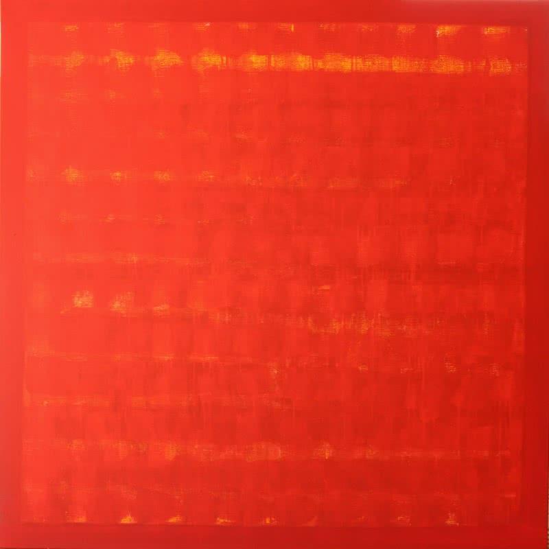 Abstract acrylic painting titled '05 Abstract', 60x60 inches, by artist Satish Kale on Canvas