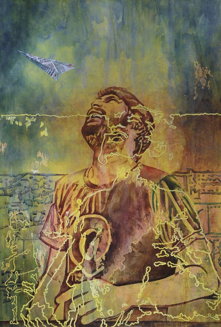 22 Inquietude Painting by Rama Reddy | ArtZolo.com