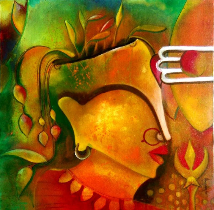 3Rd Eye Painting by Anupam Pal | ArtZolo.com
