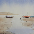 '3 Boats' Painting by artist Roshan Agarwal