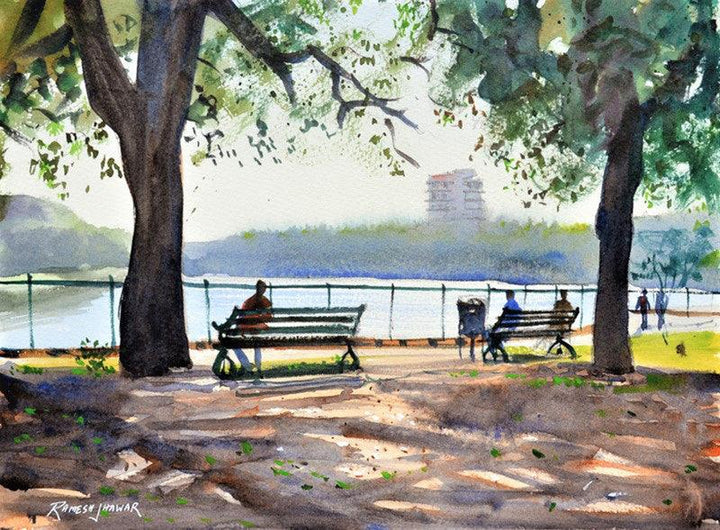 A Bright Morning Painting by Ramesh Jhawar | ArtZolo.com