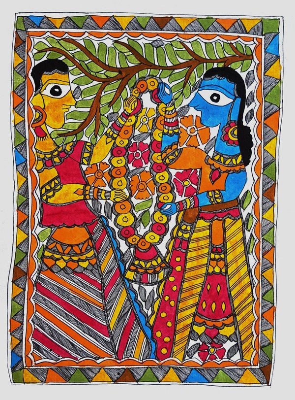 A New Beginning Traditional Art by Rainu Devi | ArtZolo.com