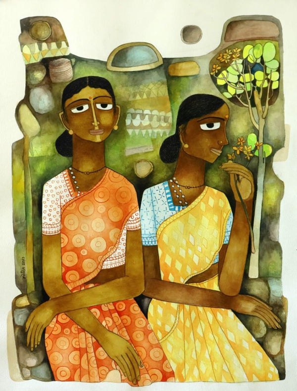 A Pleasing Day Painting by Mohit Naik | ArtZolo.com