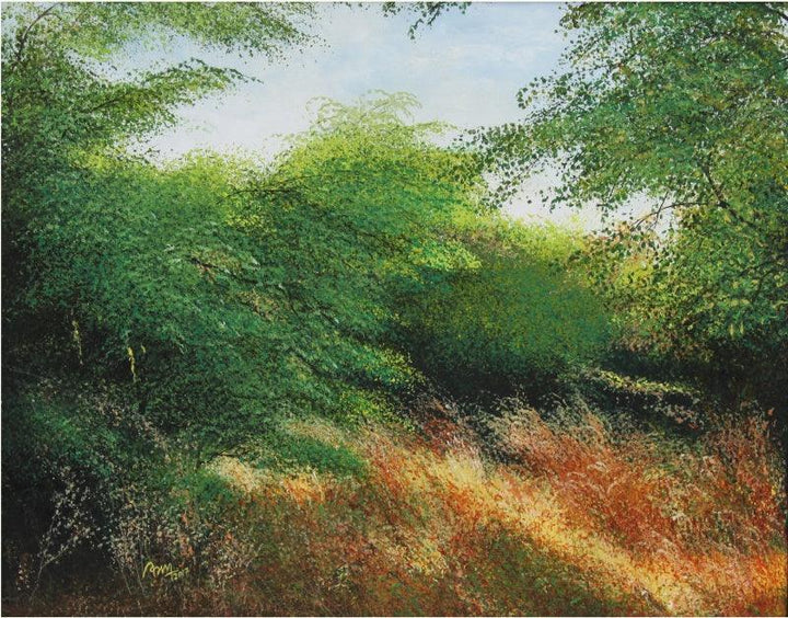 A Sunny Day Painting by Vimal Chand | ArtZolo.com
