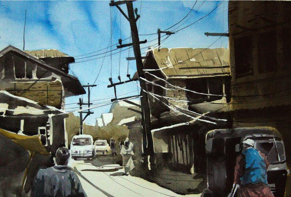 Aab Rang Kashmir 05 Painting by Suhail Naqshbandi | ArtZolo.com