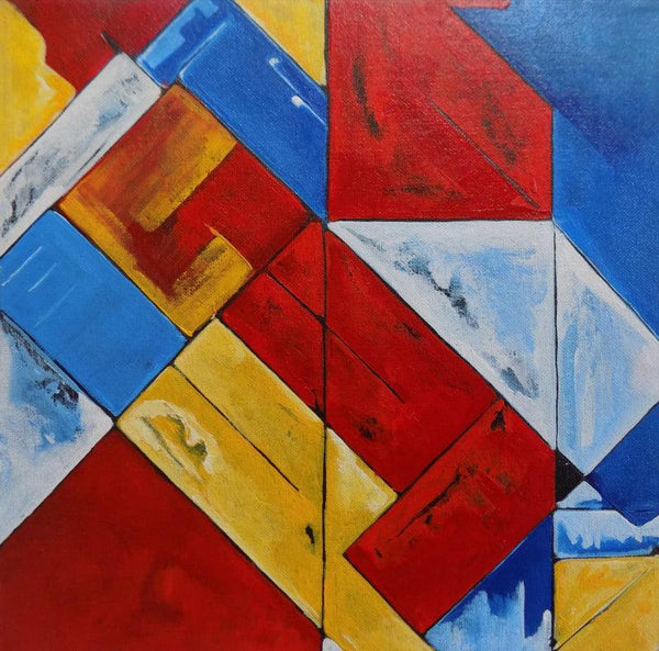 Abstract Geometric 2 Painting by Paresh More | ArtZolo.com