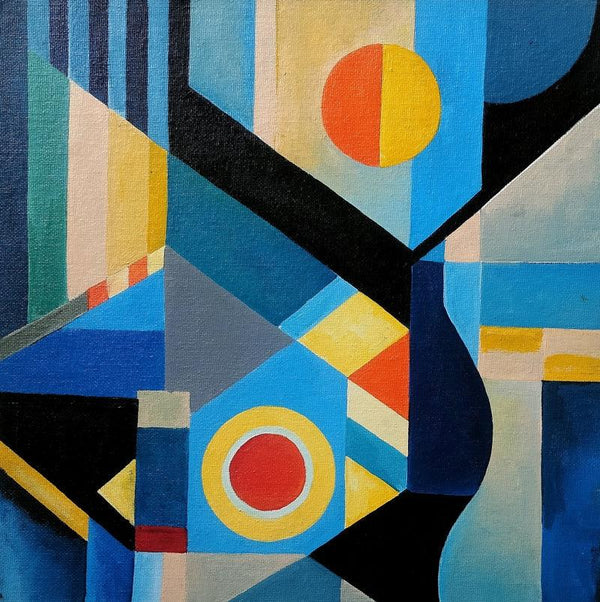 Abstract Geometric 7 Painting by Paresh More | ArtZolo.com