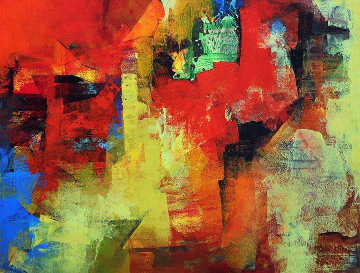 Abstract Kaleidoscope Painting by Siddhesh Rane | ArtZolo.com