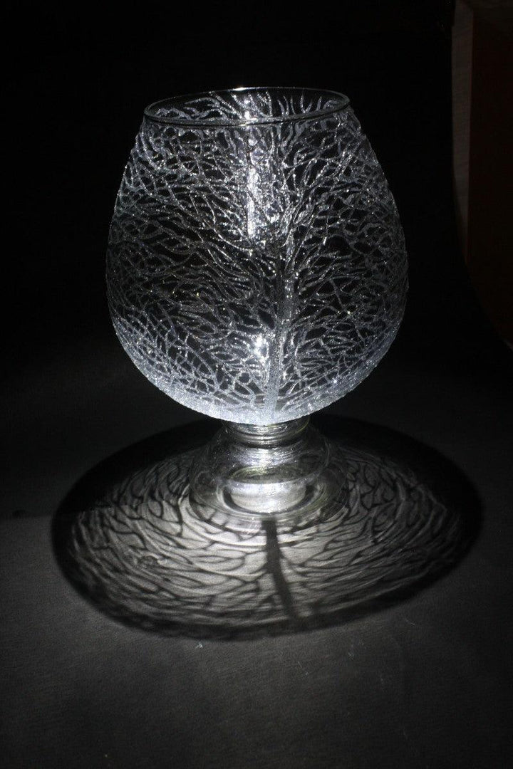 Abstract Wish Tree Glass Art by Shweta Vyas | ArtZolo.com
