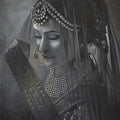Figurative oil painting titled 'Adaa', 36x48 inches, by artist Kamal Rao on Canvas