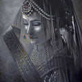 Figurative oil painting titled 'Adaa', 36x48 inches, by artist Kamal Rao on Canvas