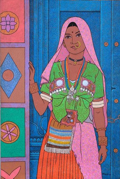 Adorned In Colours Painting by Gopal Nandurkar | ArtZolo.com