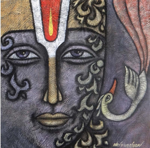 Advaitha 1 Painting by Krishna Ashok | ArtZolo.com