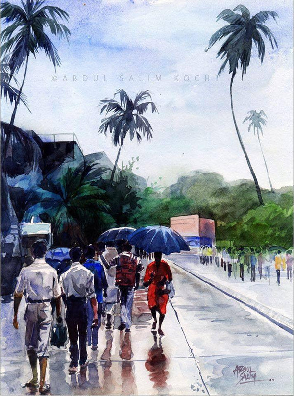 After The Rain Painting by Abdul Salim | ArtZolo.com