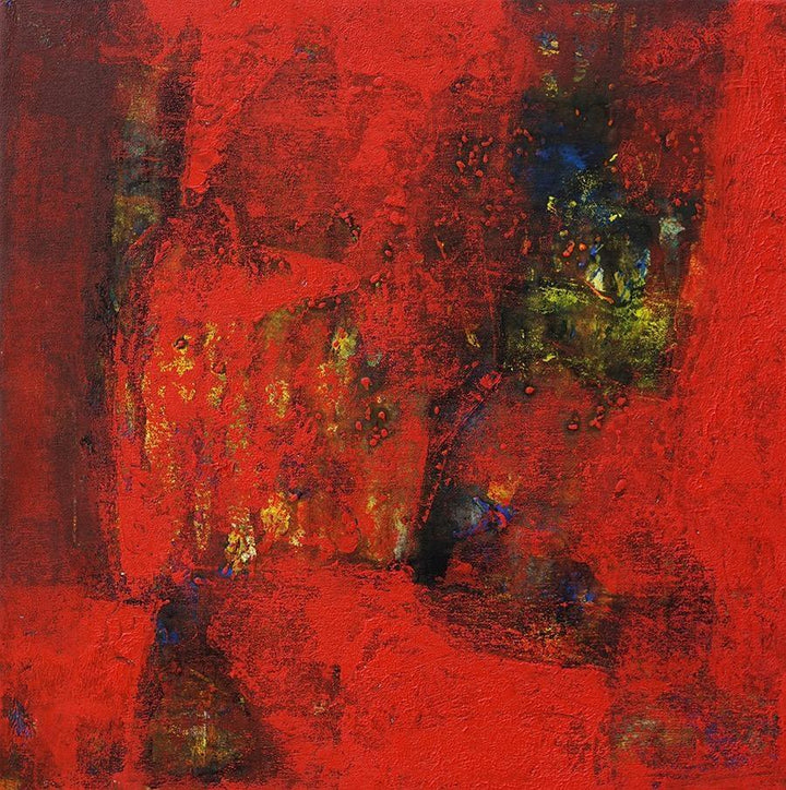 Agyaat Red One Painting by Ashwini Borse | ArtZolo.com