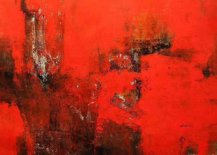 Agyaat Red Six Painting by Ashwini Borse | ArtZolo.com