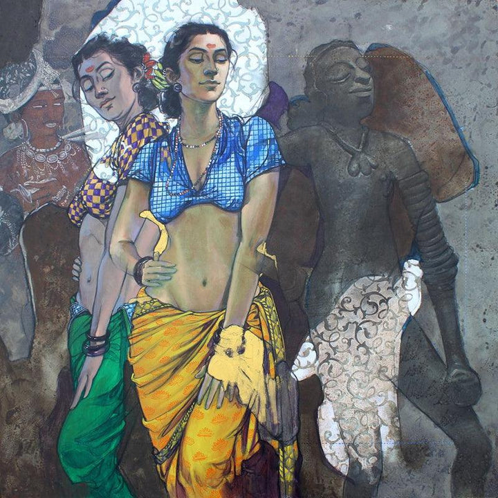 Always Beautiful Painting by Ramchandra Kharatmal | ArtZolo.com