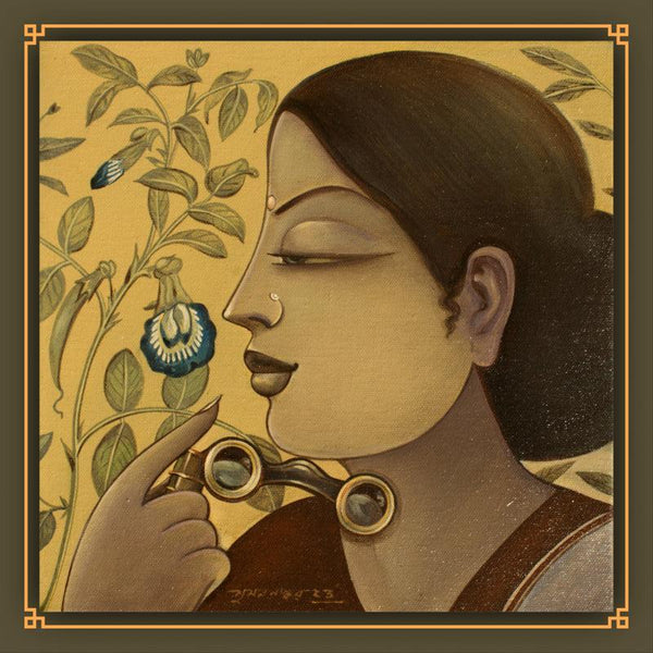 Aparajita Painting by Sumon Naskar | ArtZolo.com