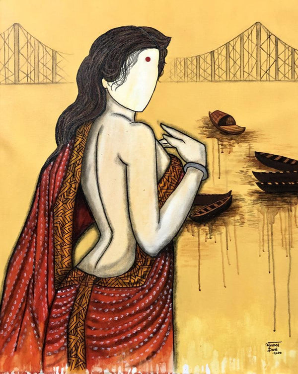 Aprijitha Painting by Mrinal Dutt | ArtZolo.com