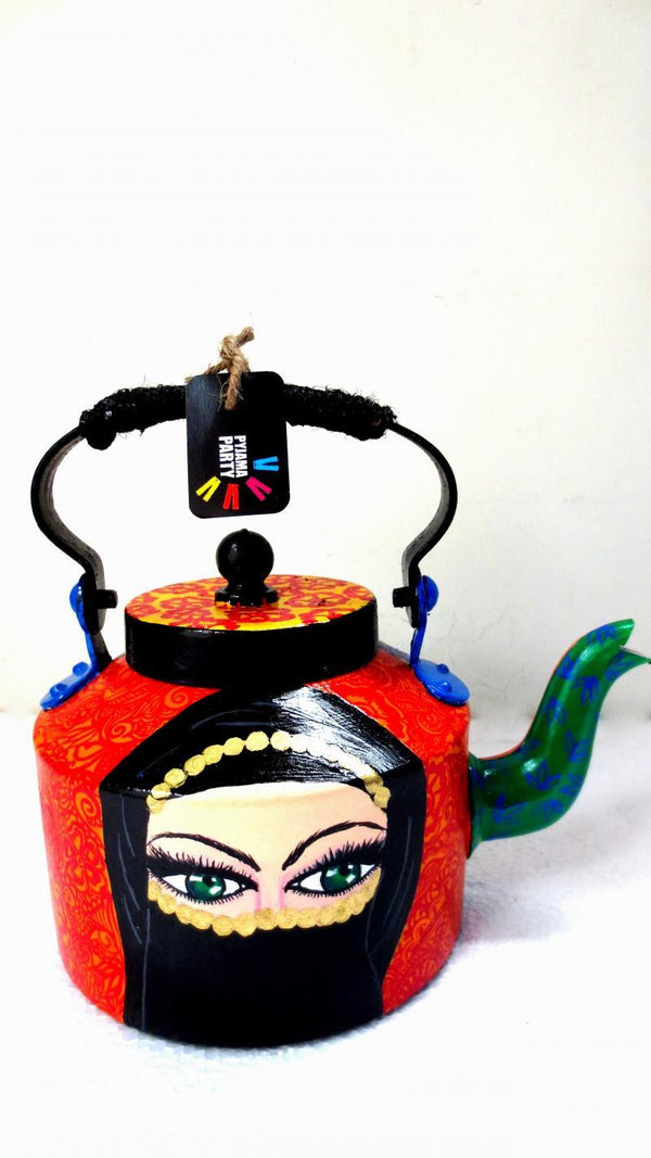 Arabian Lady Tea Kettle Handicraft by Rithika Kumar | ArtZolo.com