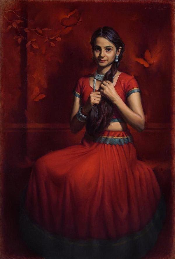 Around The Beauty Painting by Siddharth Gavade | ArtZolo.com