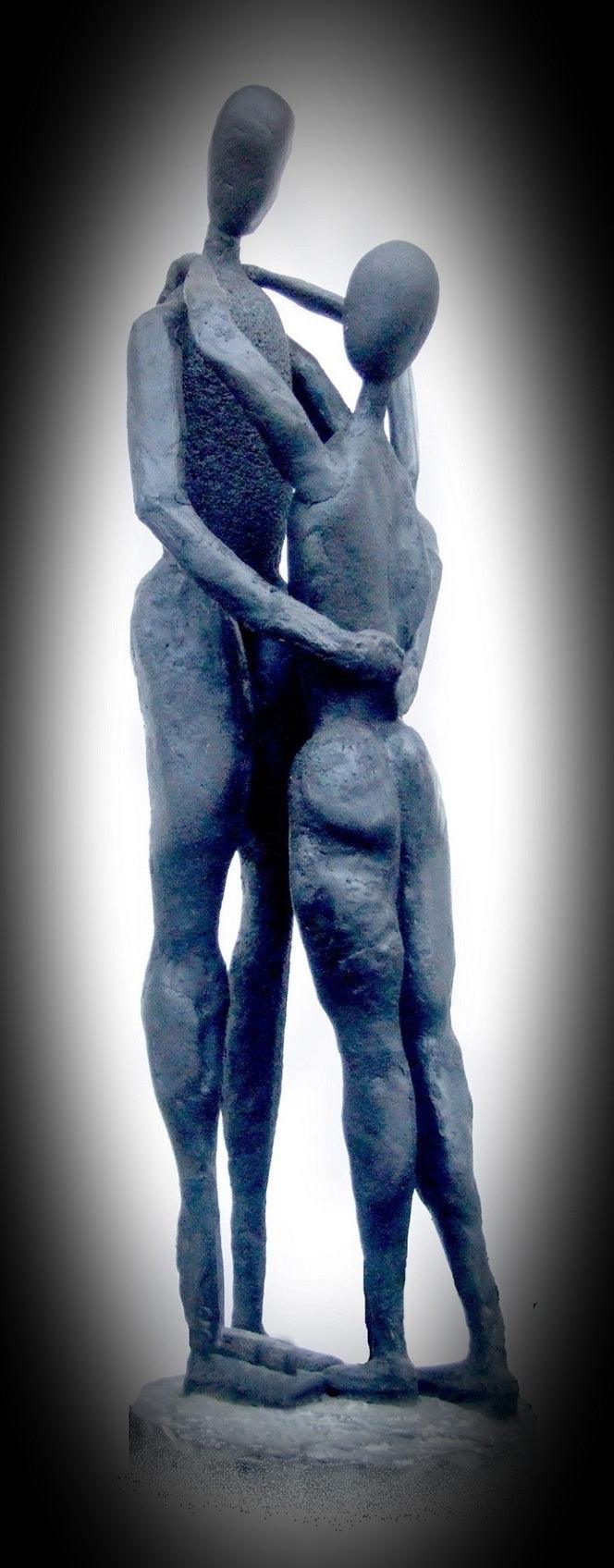 Art Of Love Sculpture by Shibu Sengupta | ArtZolo.com