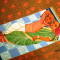 Figurative acrylic painting titled 'At Rest', 14x18 inches, by artist V.v. Swamy on Canvas