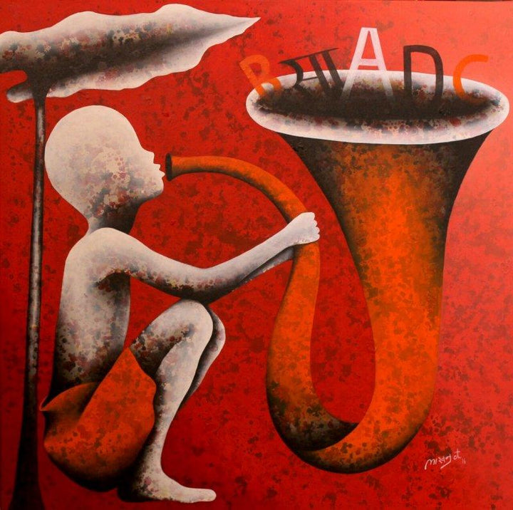 Athkheliyan 75 Painting by Lakhan Singh Jat | ArtZolo.com