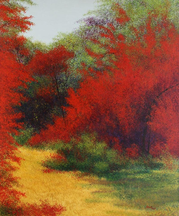 Autum 1 Painting by Vimal Chand | ArtZolo.com