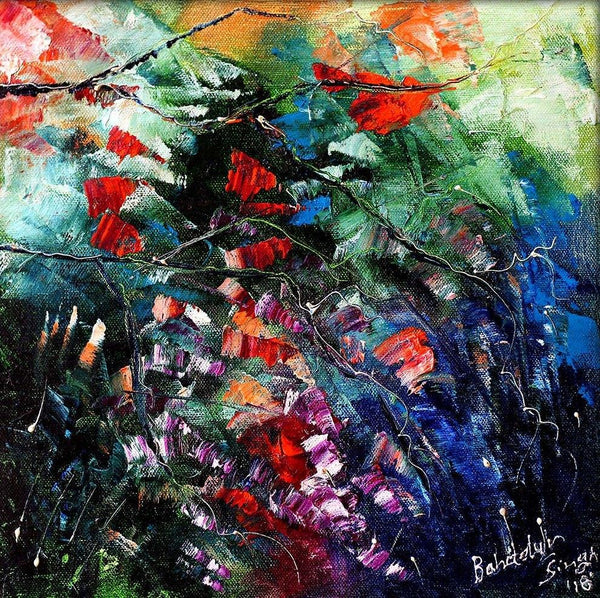 Autumn Small 3 Painting by Bahadur Singh | ArtZolo.com